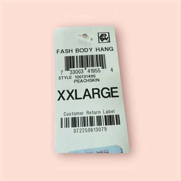 JENNI Ribber square Neck Bodysuit Two-piece set  Grey and peach, size XXL - Picture 8 of 8